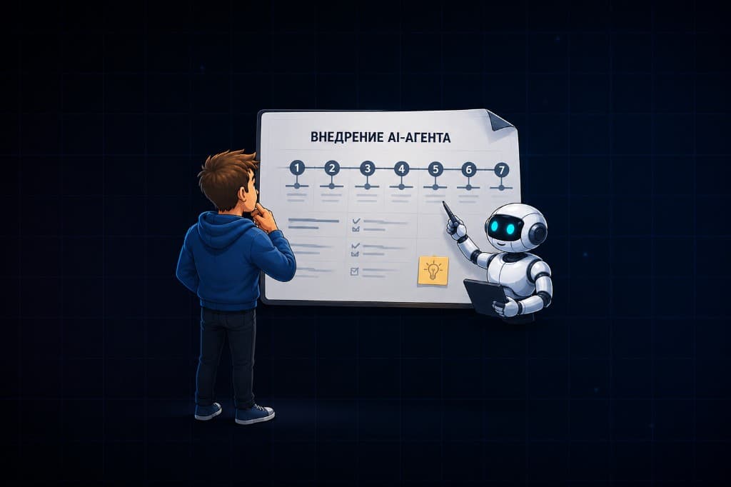 Как внедрить AI-агента в бизнес: пошаговый разбор