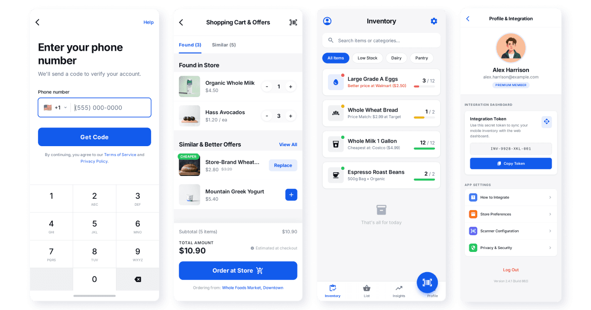 Система умного управления запасами и автоматизации онлайн-покупок