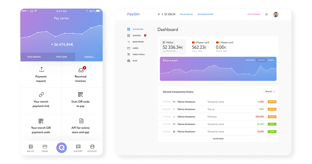 FinTech-сервис цифровых платежей и e-wallet